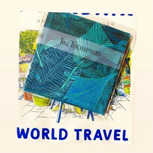 Jim Thompson Coaster - Set of 2 - Tropical Design